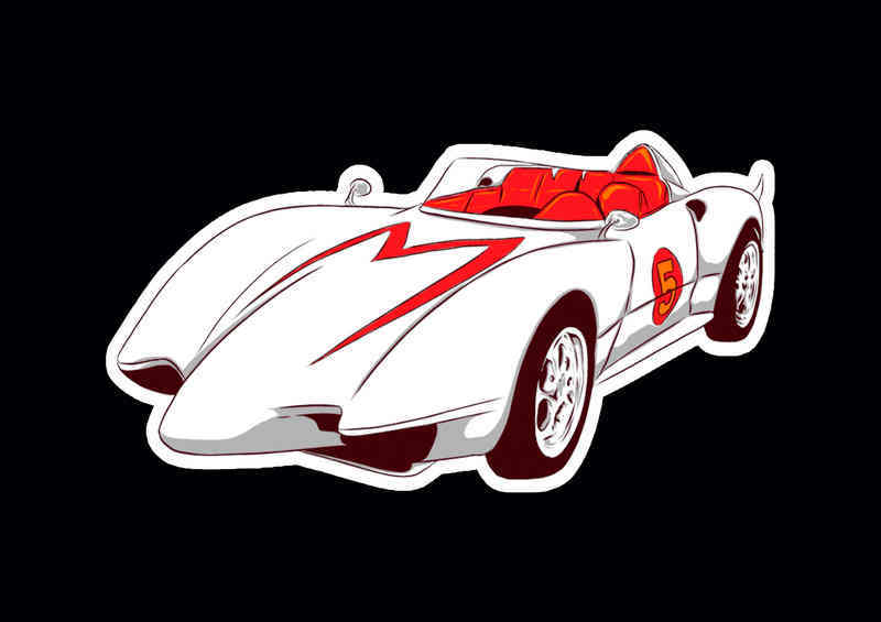 Childhood Cars Mach five | Di-Bond