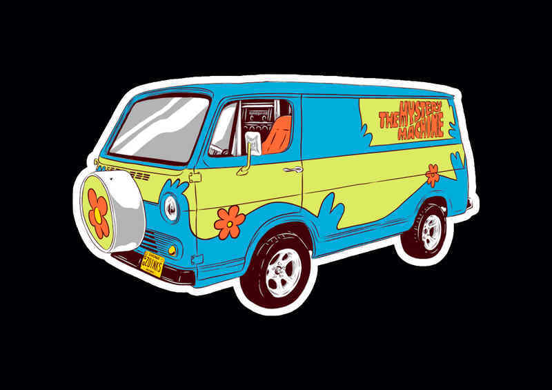 Childhood Cars Scoobydoo | Di-Bond