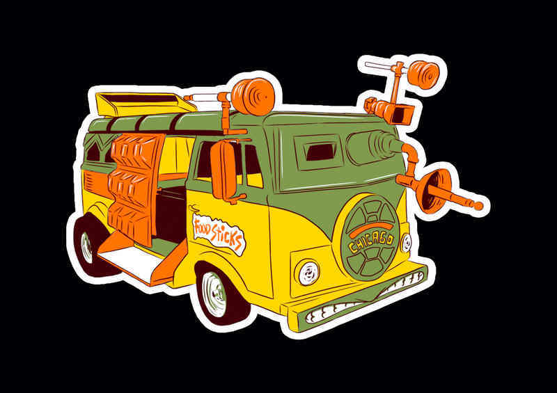 Childhood Cars Turtles | Canvas