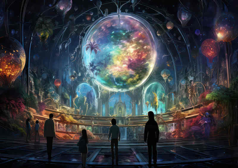 Enchanted Fantasy World with bright colours and amazing hues | Poster