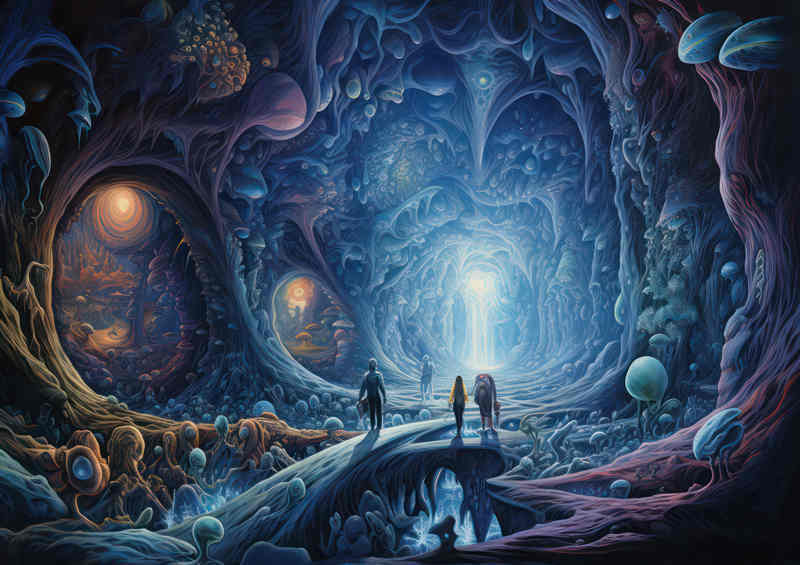 Enchanted World With nice blue tones and hues | Canvas