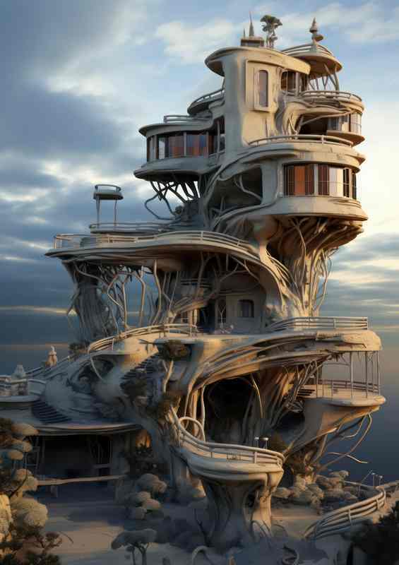 Castle Quests Embark on a Whimsical Journey | Metal Poster