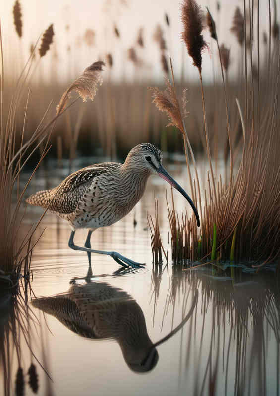 Curlew Wetland Wander | Poster