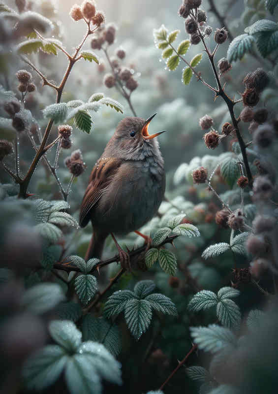 Dunnocks Forest Lullaby | Metal Poster