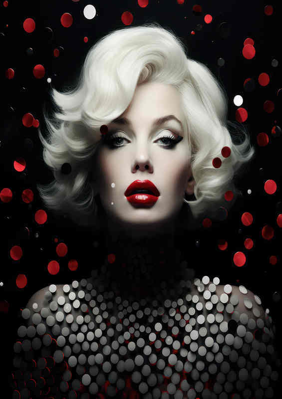 Marilyn Monroe A Glamorous Hollywood Legend | Poster