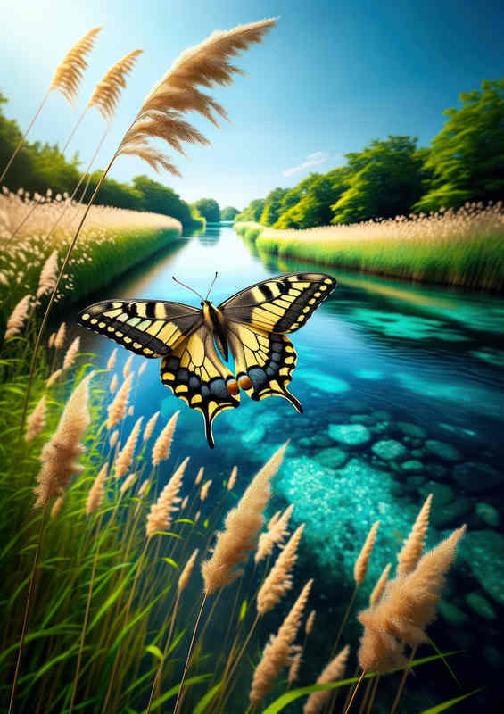 Riverside Dance Butterfly | Di-Bond