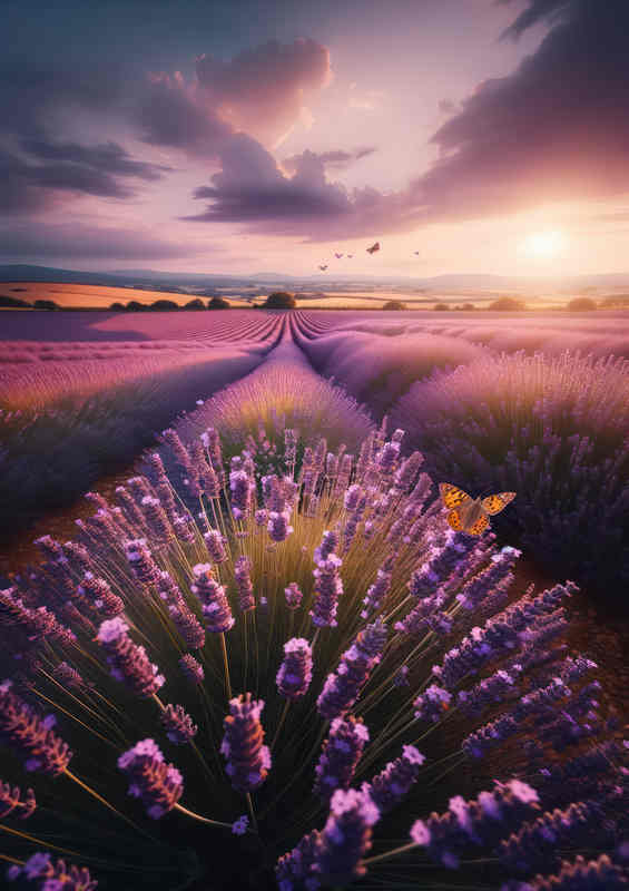 Lavender Fields Poster