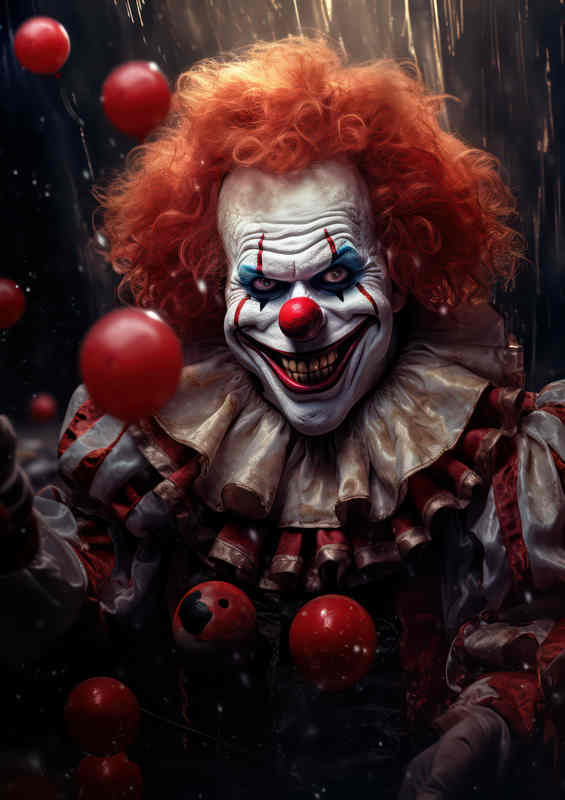 Haunting Laughter The Dark Side of Creepy Clowns | Di-Bond