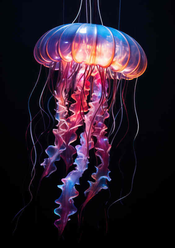 Amazing colours on A Jellyfish | Di-Bond