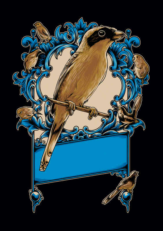 Birds Of Paradise | Metal Poster