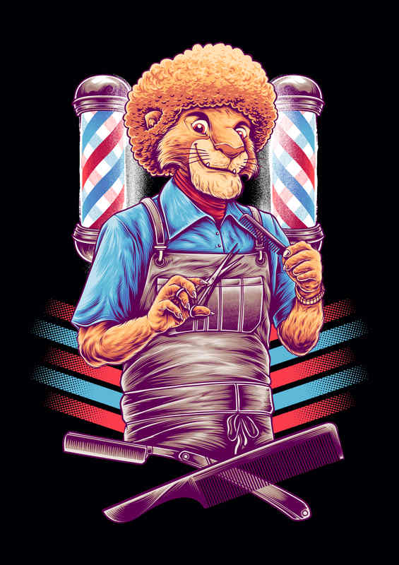 Cool Hair Club | Metal Poster