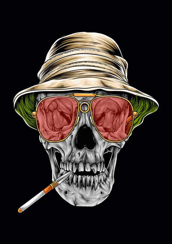 Fear Of Loathing the hat and glasses | Canvas