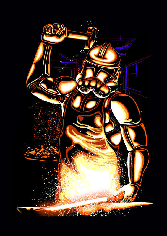 Forging Vader | Canvas