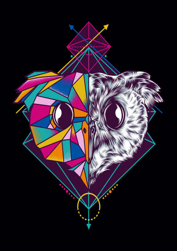 Geometric Owl | Poster