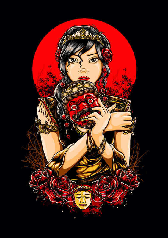 Girl Behind The Mask | Canvas