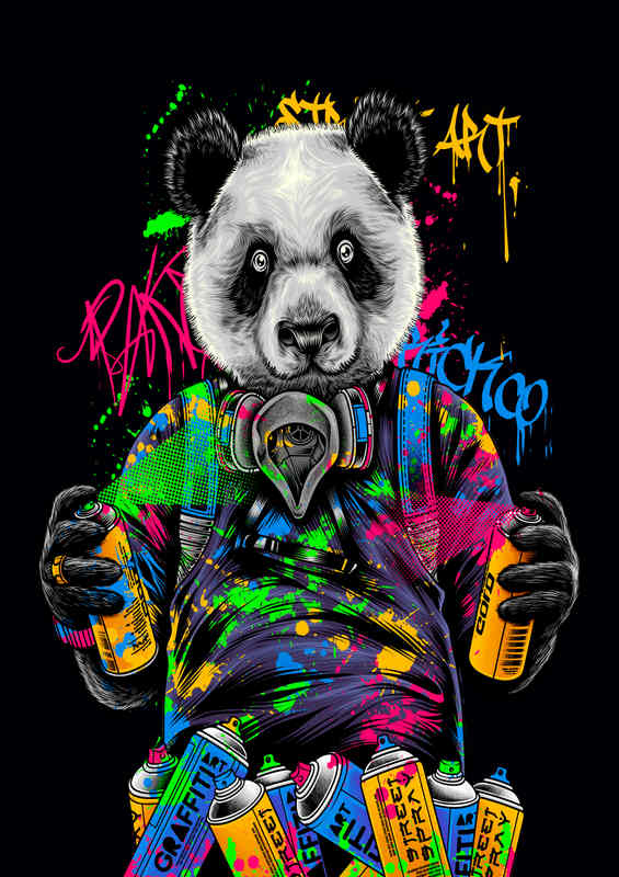 Graffiti Panda | Poster