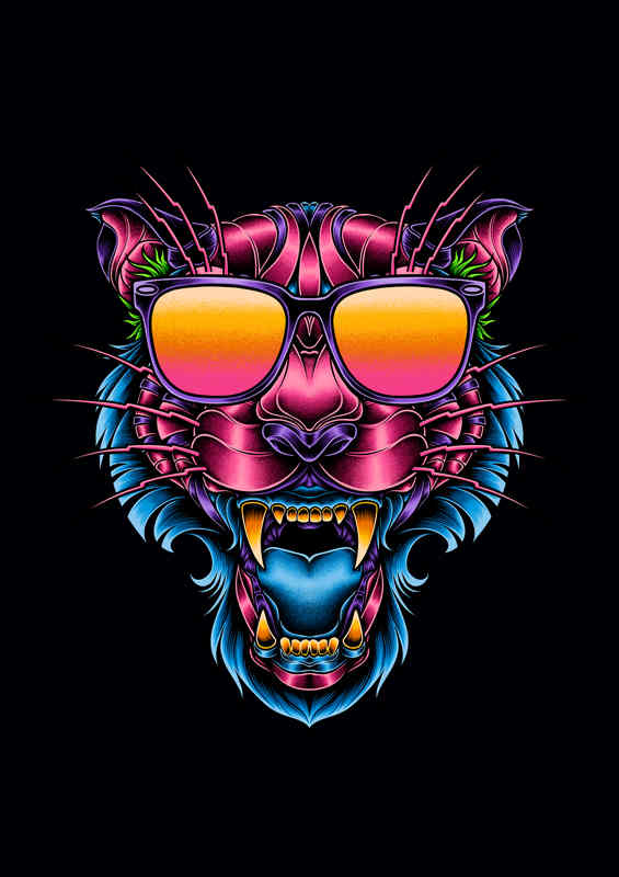 Lion Im To Cool | Canvas