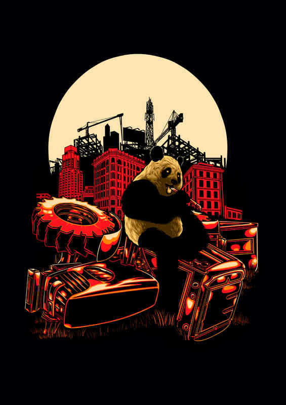 Lonely Panda | Canvas