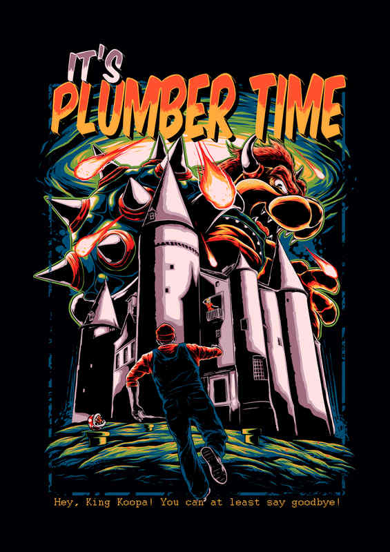 Mario Brothers time for work | Poster