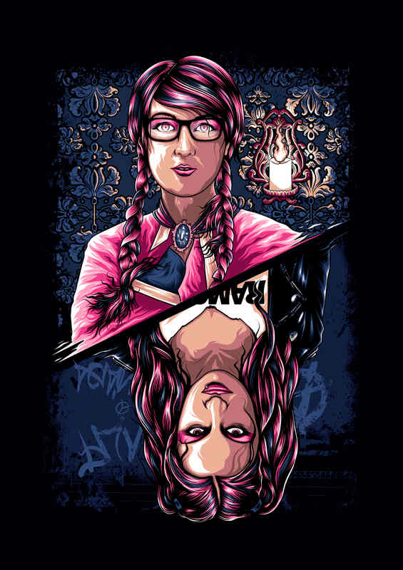 Midnight Badass Girl | Di-Bond