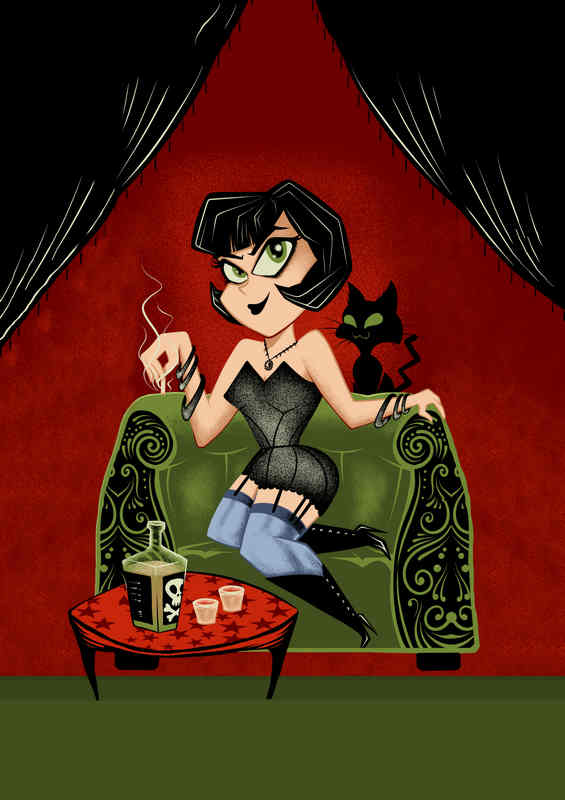 Miss Dr Death | Metal Poster