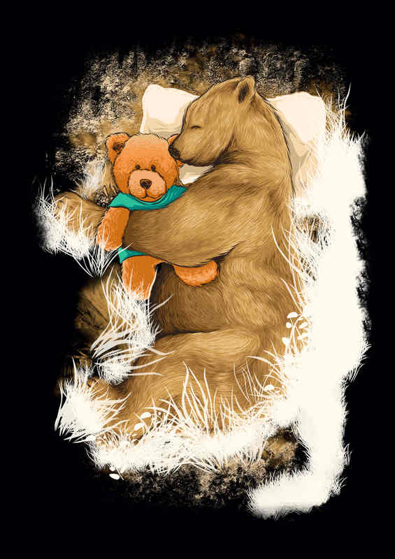 Mummy Bear | Canvas