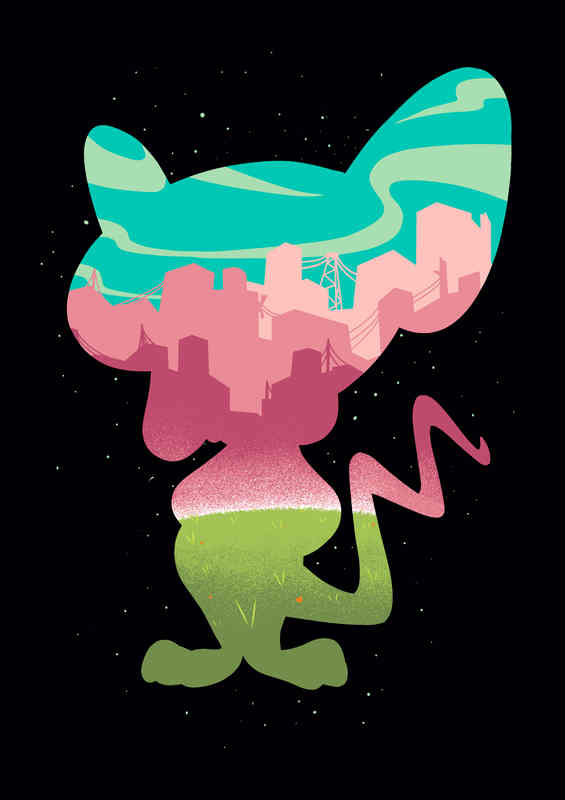 Pinkys Day Out | Metal Poster