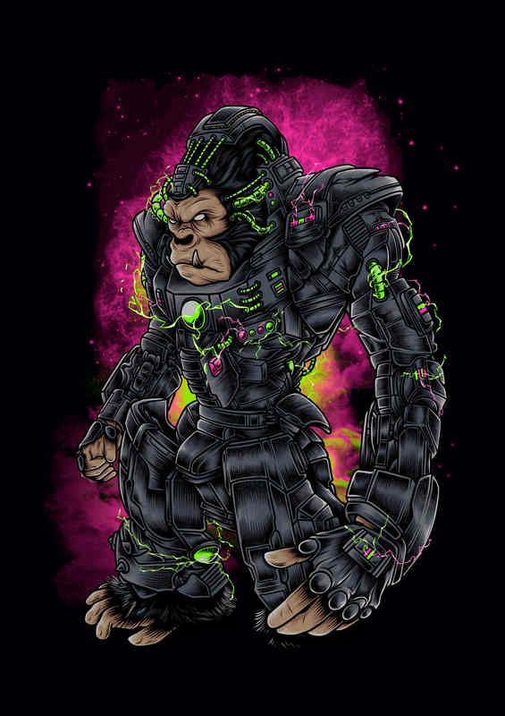 Robot Gorilla | Canvas