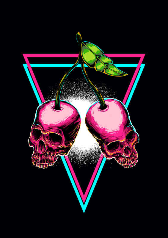 Skull Cherry | Canvas