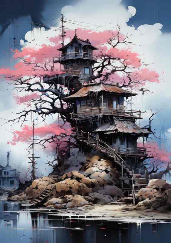 Mystical Castle Hideaways Book Your Magic Stay | Metal Poster