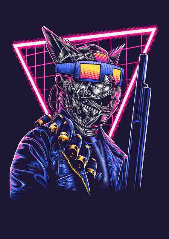 The Cat inator Purple noe style | Di-Bond