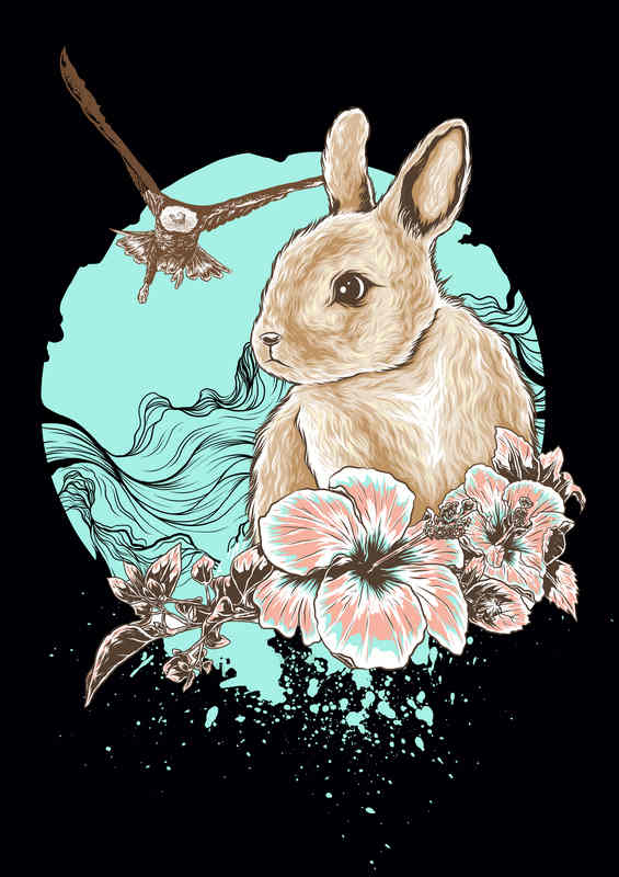 The Hunted Rabbit Spring | Canvas