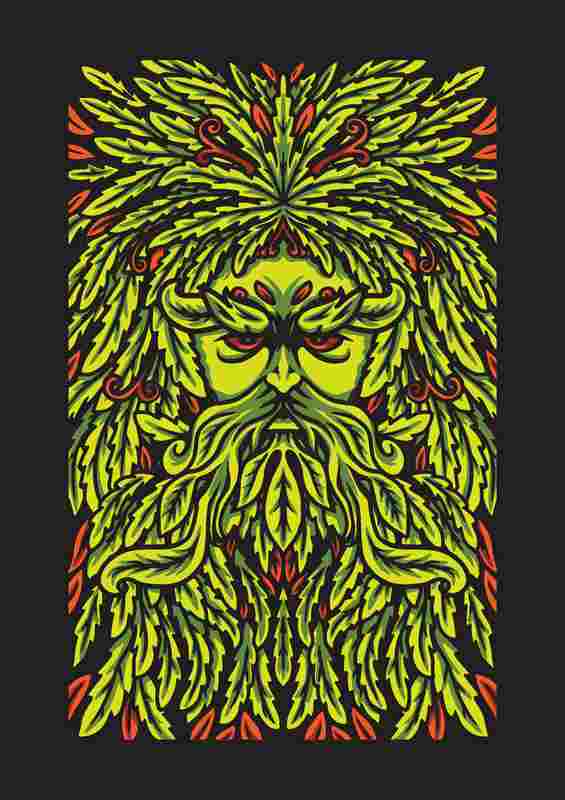 Wize old oak tree | Metal Poster