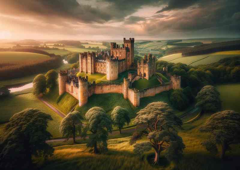 Alnwick Castle Northumberland Enchanting | Di-Bond