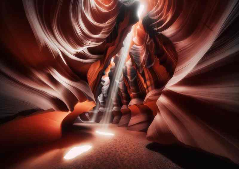Antelope Canyon USA Sandstone | Metal Poster