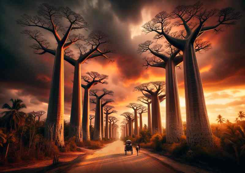 Baobabs Madagascar Majestic Trees | Poster