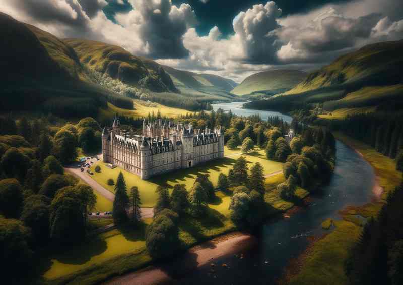 Balmoral Castle Scotlands Picturesque Summer Residence | Poster