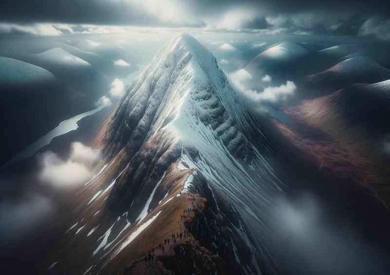 Ben Nevis Scotland UKs Tallest Mountain Touching the Heavens | Di-Bond