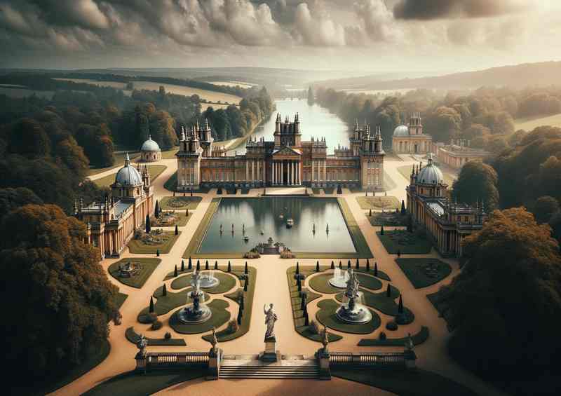 Blenheim Palace Oxfordshire | Metal Poster