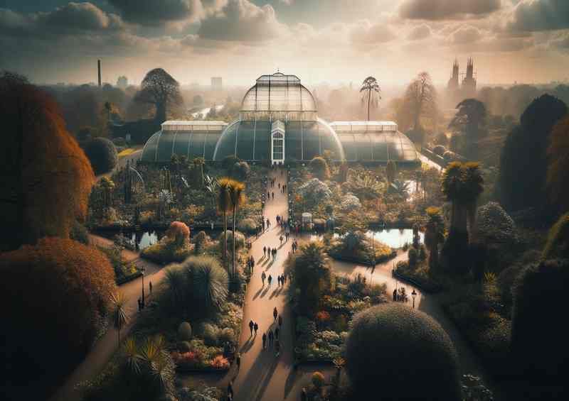 Botanical Wonder Kew Gardens London | The Palm House Canvas