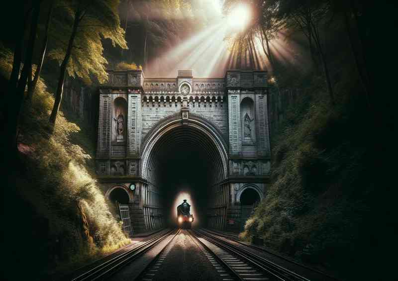 Box Tunnel Wiltshire The grand western entrance of the tunnel | Poster