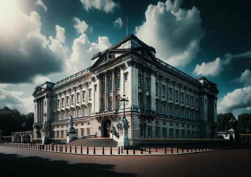 Buckingham Palace Metal Poster