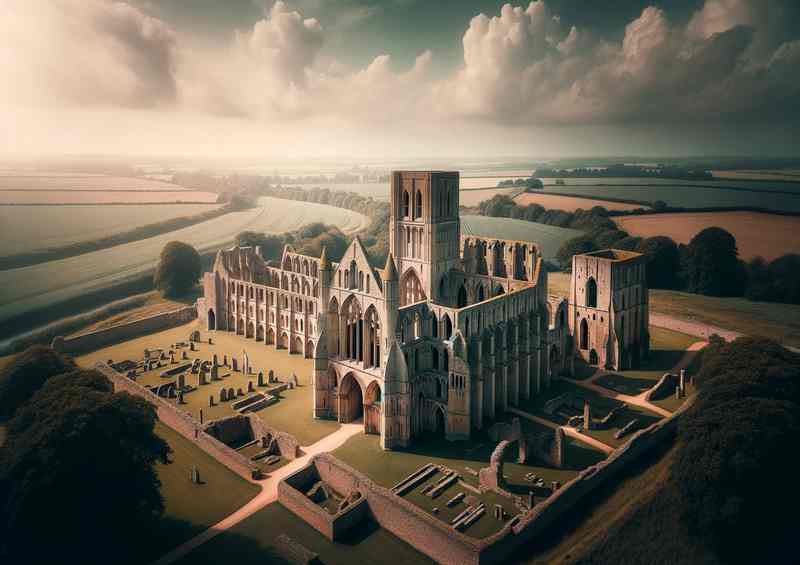 Castle Acre Priory in Norfolk The expansive ruins | Di-Bond