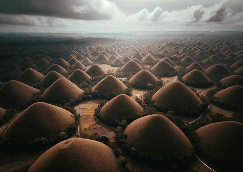 Choco Hills PH Hundreds of Mounds | Canvas
