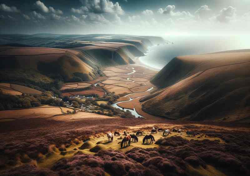 Coastal Blend Exmoor The vast moorland | Poster
