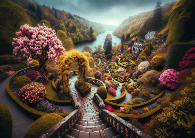Conwys GemBodnant Garden Terraced Canvas