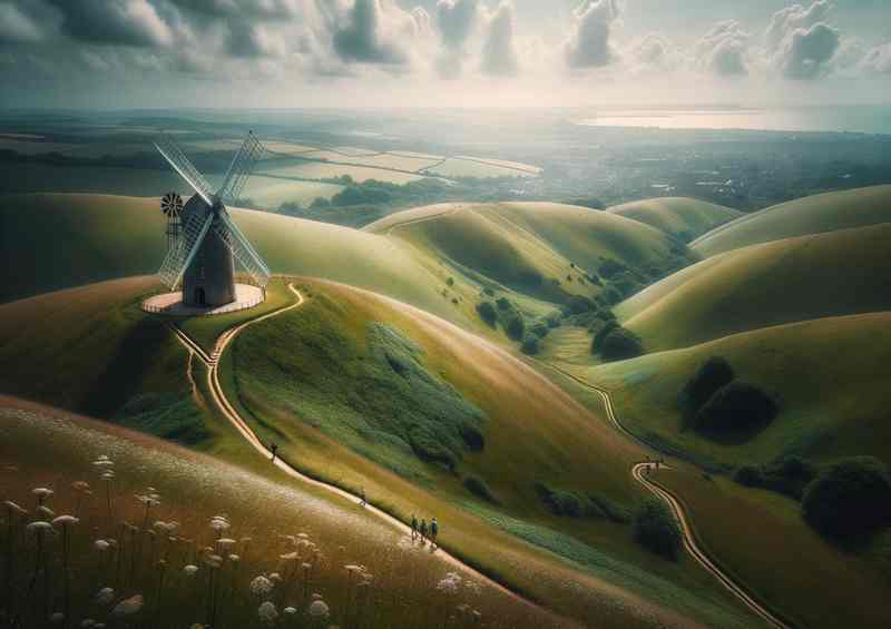 Downs Rolling Beauty South Downs Gentle rolling hills | Canvas