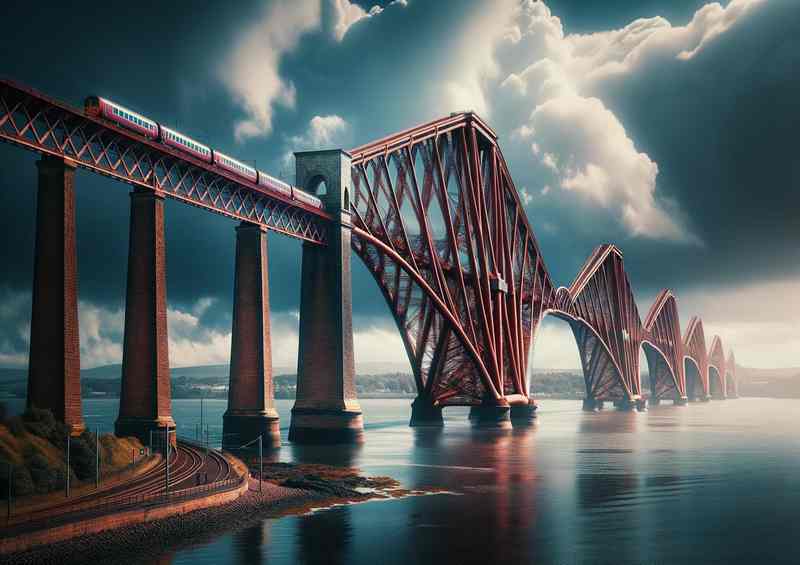 Forth Railway Bridge Scotland This iconic cantilever bridge | Canvas