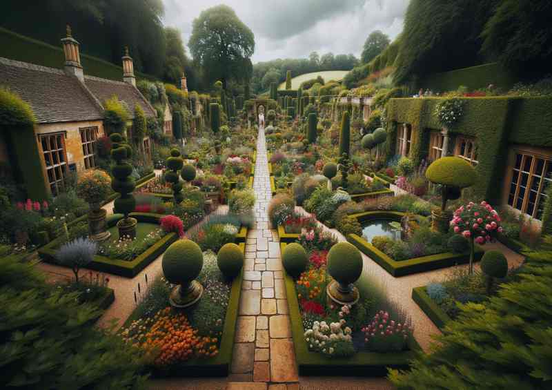 Horticultural Rooms Hidcote Manor Garden in Gloucestershire | Poster