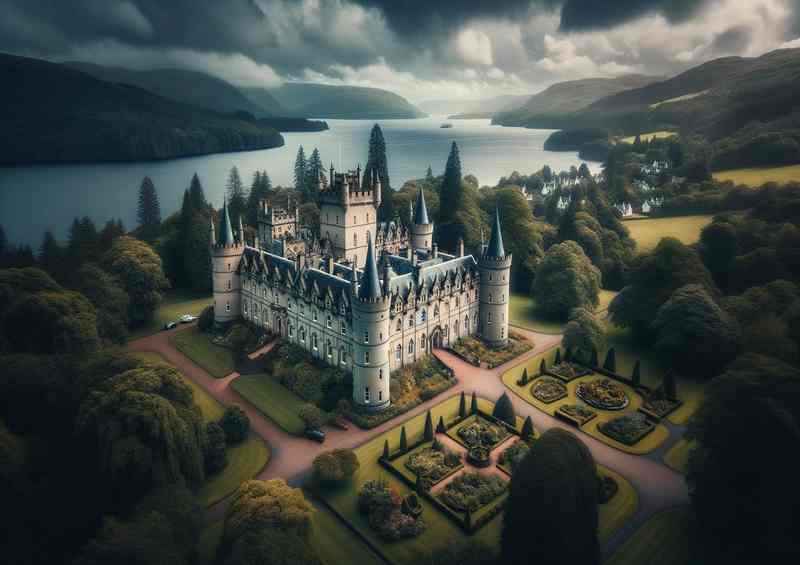 Inveraray Castle in Argyll and Bute The neo Gothic castle | Di-Bond